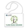 C-Line Specialty Name Badge Holder Kits, 4 X 3, Horizontal Orientation, White, 50/Box