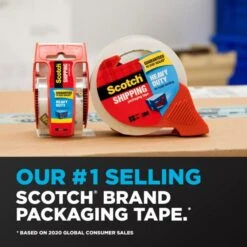 Scotch 3850 Heavy-Duty Packaging Tape With DP300 Dispenser, 3" Core, 1.88" X 54.6 Yds, Clear, 6/Pack -Office Supplies Shop 6ad391740bf1d5994208f3ed5ae9d5240a