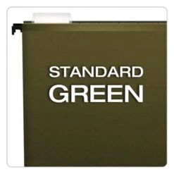 Pendaflex SureHook Hanging Folders, Legal Size, 1/5-Cut Tabs, Standard Green, 20/Box -Office Supplies Shop 6ba798768e9dcf627105b349da2a36f46d