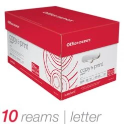 Multi-Use Printer & Copier Paper, Letter Size (8 1/2" X 11"), 5000 Total Sheets, 92 (U.S.) Brightness, 20 Lb, White, 500 Sheets Per Ream, Case Of 10 Reams 11 Multi-Use Printer & Copier Paper, Letter Size (8 1/2" X 11"), 5000 Total Sheets, 92 (U.S.) Brightness, 20 Lb, White, 500 Sheets Per Ream, Case Of 10 Reams -Office Supplies Shop 6be3c1a6194ad2dfb1b8d2a01c9f7882b6