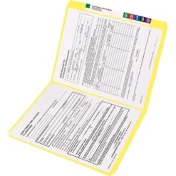 Smead Reinforced Top Tab Colored File Folders, Straight Tabs, Letter Size, 0.75" Expansion, Yellow, 100/Box 25 Smead Reinforced Top Tab Colored File Folders, Straight Tabs, Letter Size, 0.75" Expansion, Yellow, 100/Box -Office Supplies Shop 6c93cf06d213a7b760503a61eab61f79a0