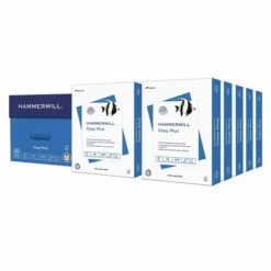 Hammermill Copy Plus 3-Hole Punched Paper - White, 10 Reams