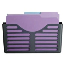 Universal Recycled Plastic Cubicle Single File Pocket, Cubicle Pins Mount, 13.5 X 3 X 7, Charcoal -Office Supplies Shop 6e0a625621957d75d46570efb1afb0c19b