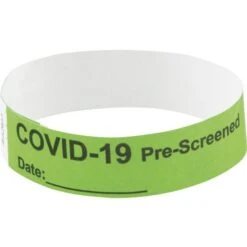 Advantus COVID Prescreened Tyvek Wristbands 11 Advantus COVID Prescreened Tyvek Wristbands -Office Supplies Shop 6f7955ef56433b4f8f94d8e21e472df1c1