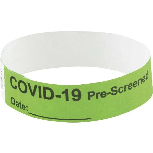 Advantus COVID Prescreened Tyvek Wristbands 7 Advantus COVID Prescreened Tyvek Wristbands - Image 5