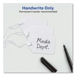 Avery Medium-Weight White Marking Tags, 3.25 X 1.94, 1,000/Box -Office Supplies Shop 7087f43d7497bbfcb47fb7304607e42ec5