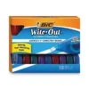 BIC Wite-Out EZ Correct Correction Tape Value Pack, Non-Refillable, Blue/Orange Applicators, 0.17" X 472", 18/Pack