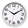 Infinity Instruments Metro Wall Clock, 9" Diameter, White Case, 1 AA (sold Separately) -Office Supplies Shop 7105b3fa2dcda461739dbe089577015998