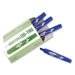 Tombow® Tombow Mono Twin Bold Permanent Marker, Fine/Broad Tips, Blue, 10/Box -Office Supplies Shop 722cbd817c5ef41d2141cd5c3874480546
