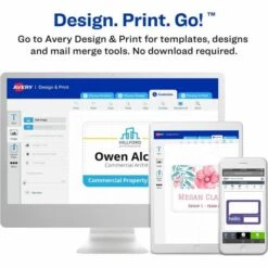 Avery Magnetic Style Name Badge Kit, Horizontal, 4" X 3", White, 48/Pack 11 Avery Magnetic Style Name Badge Kit, Horizontal, 4" X 3", White, 48/Pack -Office Supplies Shop 72fadd5cee62f8473420ac80a5d11d403c 2