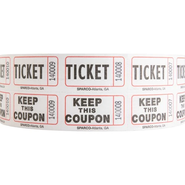 Sparco Admit One Double Roll Tickets 4 Sparco Admit One Double Roll Tickets - Image 2