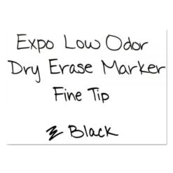 EXPO Low-Odor Dry-Erase Marker Value Pack, Fine Bullet Tip, Black, 36/Box -Office Supplies Shop 7438958abddcf7c71fd6c1cde186dea4e6
