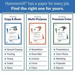 Hammermill Copy Plus Copy Paper, 92 Brightness, 20 Lb, 8 1/2 X 14, White, 500 Sheets/Ream -Office Supplies Shop 7467ccc234f2b40e4835cba6a1772b1727