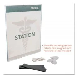 Deflecto Superior Image Cubicle Sign Holder, 8.5 X 11 Insert, Clear 19 Deflecto Superior Image Cubicle Sign Holder, 8.5 X 11 Insert, Clear -Office Supplies Shop 77aff8540feda13e92c494b1b713d63e15