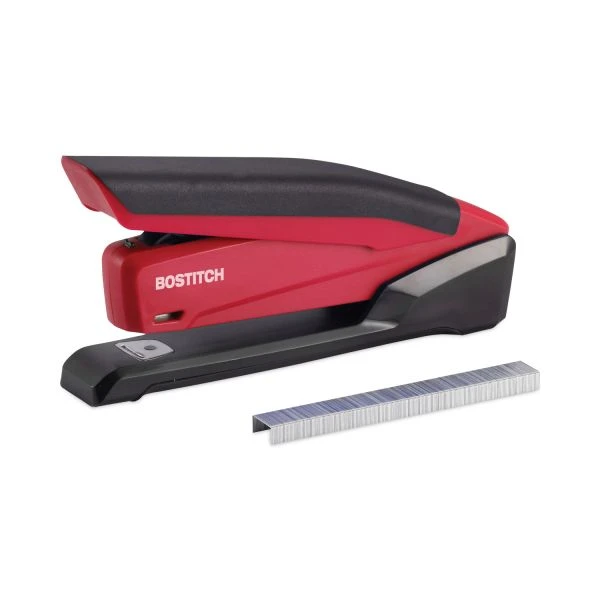 Bostitch InPower Spring-Powered Desktop Stapler With Antimicrobial Protection, 20-Sheet Capacity, Red 7 Bostitch InPower Spring-Powered Desktop Stapler With Antimicrobial Protection, 20-Sheet Capacity, Red - Image 5