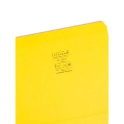Smead Reinforced Top Tab Colored File Folders, Straight Tabs, Letter Size, 0.75" Expansion, Yellow, 100/Box 24 Smead Reinforced Top Tab Colored File Folders, Straight Tabs, Letter Size, 0.75" Expansion, Yellow, 100/Box -Office Supplies Shop 7a18c6b97fd03566cf58d649dfaf1890e4