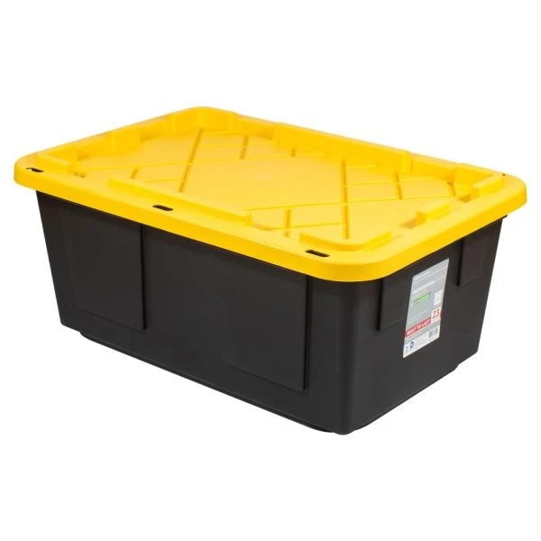By Greenmade Professional Storage Totes, 23-Gallon, Black/Yellow, Pack Of 4 Totes 8 By Greenmade Professional Storage Totes, 23-Gallon, Black/Yellow, Pack Of 4 Totes - Image 6
