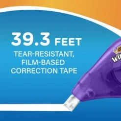 BIC Wite-Out EZ Correct Correction Tape Value Pack, Non-Refillable, Blue/Orange Applicators, 0.17" X 472", 18/Pack -Office Supplies Shop 7add9070a42f511b09b38b26d0b073f4dc