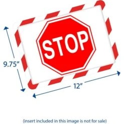 Tarifold, Inc. High Visibility Safety Frame Display Pocket-Magnet Back, 10 1/4 X 14 1/2, Red/WH -Office Supplies Shop 7c7544747eb1d0c8bee1ea3224f26f2f74