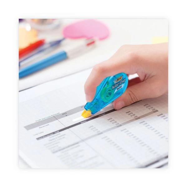 BIC Wite-Out Brand Mini Correction Tape, Non-Refillable, 0.2" X 26.2 Ft, Assorted 8 BIC Wite-Out Brand Mini Correction Tape, Non-Refillable, 0.2" X 26.2 Ft, Assorted - Image 6