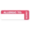 Tabbies Medical Labels, ALLERGIC TO, 1 X 3, White, 500/Roll -Office Supplies Shop 7e4b9ae45df0705d8b4a8d61e4fe3185bf