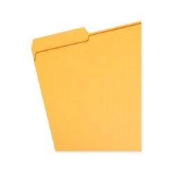 Smead Reinforced Top Tab Colored File Folders, 1/3-Cut Tabs: Assorted, Letter Size, 0.75" Expansion, Goldenrod, 100/Box -Office Supplies Shop 8007c0b63b07117fac4be903343c806d3d