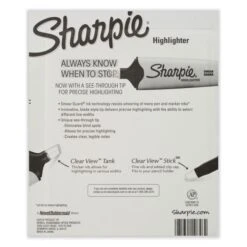 Sharpie Clearview Pen-Style Highlighter, Assorted Ink Colors, Chisel Tip, Assorted Barrel Colors, 8/Pack -Office Supplies Shop 8089b23f8d0528a6a991c3664d549ab1e0