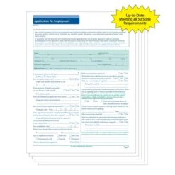 ComplyRight 50-State-Compliant, Long Form Job Application, Pack Of 50 -Office Supplies Shop 81c4033e9f90995bf8b31034204824debb