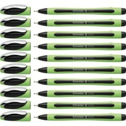Schneider® Xpress Fineliner Porous Point Pen, Stick, Medium 0.8 Mm, Black Ink, Black/Green Barrel, 10/Box 24 Schneider® Xpress Fineliner Porous Point Pen, Stick, Medium 0.8 Mm, Black Ink, Black/Green Barrel, 10/Box -Office Supplies Shop 82040da1147eaad6ca6d134e069116f07e