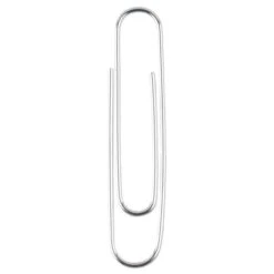 ACCO Premium Heavy-Gauge Wire Paper Clips, Jumbo, Smooth, Silver, 100 Clips/Box, 10 Boxes/Pack -Office Supplies Shop 823f453382cea32058fc2f2ea827c62de7