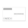 ComplyRight Double-Window Envelopes For W-2 (5206 And 5208) Tax Forms, Self-Seal, White, Pack Of 100 Envelopes