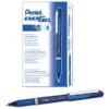 Pentel EnerGel NV Gel Pen, Stick, Fine 0.5 Mm Needle Tip, Blue Ink, Blue Barrel, Dozen -Office Supplies Shop 87abcece8ee23ec7304fb9cb57c9744303