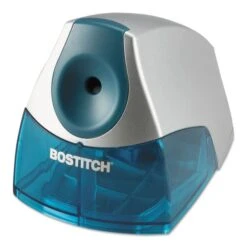 Bostitch Personal Electric Pencil Sharpener, AC-Powered, 4.25 X 8.4 X 4, Blue