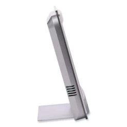 Howard Miller Nikita Wall Clock, Silver/Charcoal Case, 8.75" X 8", 2 AA (sold Separately) -Office Supplies Shop 89bce528de493e4dd588ae4353004e1203