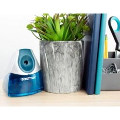 Bostitch Personal Electric Pencil Sharpener, AC-Powered, 4.25 X 8.4 X 4, Blue -Office Supplies Shop 8a861f39b933cf96df7cf8fe1f1a489f8f