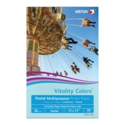 Xerox™ Xerox Vitality Colors Color Multi-Use Printer & Copier Paper, Ledger Size (11" X 17"), Ream Of 500 Sheets, 20 Lb, 30% Recycled, Blue