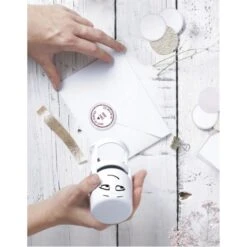 NIO Stamp With Voucher And Fancy Gray Ink Pad, Self-Inking, 1.56" Diameter -Office Supplies Shop 8d7c9867087a884770be2775abf7cea9b5