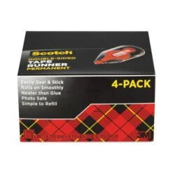 Scotch Tape Runner, 0.31" X 49 Ft, Dries Clear, 4/Pack -Office Supplies Shop 8d7dee4a35449f1f0c2d529d77a93f5fa6