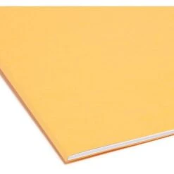 Smead Reinforced Top Tab Colored File Folders, 1/3-Cut Tabs: Assorted, Letter Size, 0.75" Expansion, Goldenrod, 100/Box -Office Supplies Shop 8dc798f6e1d49593ca5de87c079617d6e3