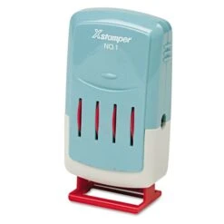 Xstamper ECO-GREEN VersaDater Line Dater, Message Dater, 1 X 0.16, Pre-Inked, Red