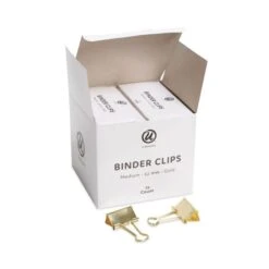 U Brands Binder Clips, Medium, Gold, 72/Pack -Office Supplies Shop 8fd93af69d10b938aa2f5f16984def3a5d