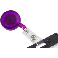 SICURIX ID Slide-Style Belt Clip Card Reels, 30" Extension, Blue/Purple/Red/Translucent, 4/Pack -Office Supplies Shop 90d46b37770086951f41eb4636a1d90f66