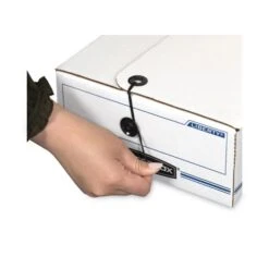 Bankers Box LIBERTY Check And Form Boxes, 9" X 24" X 6.38", White/Blue, 12/Carton -Office Supplies Shop 916cb0fc55965b76e86e8f64f1a9abd86f