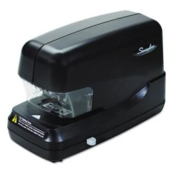Swingline High-Capacity Flat Clinch Electric Stapler, 70-Sheet Capacity, Black