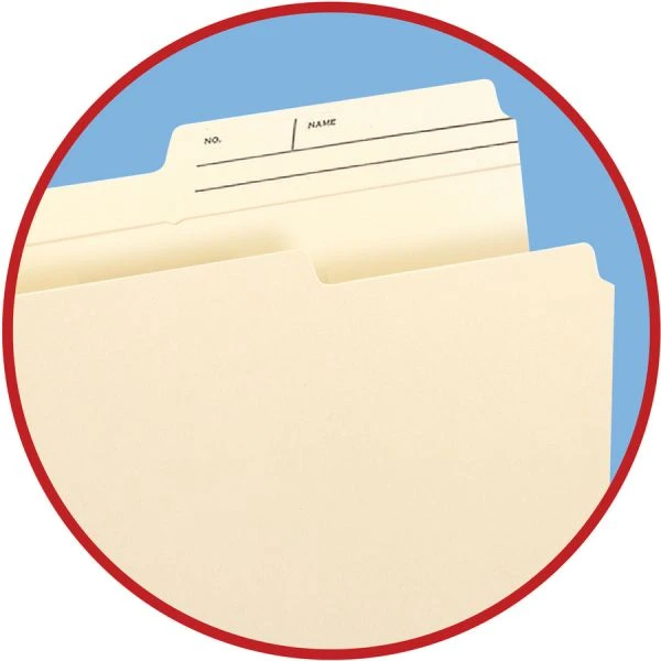 Smead Reinforced Guide Height File Folders, 2/5-Cut Printed Tabs: Right Position, Letter Size, 0.75" Expansion, Manila, 100/Box 9 Smead Reinforced Guide Height File Folders, 2/5-Cut Printed Tabs: Right Position, Letter Size, 0.75" Expansion, Manila, 100/Box - Image 7