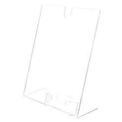 Deflecto Superior Image Slanted Sign Holder With Business Card Holder, 8.5w X 4.5d X 11h, Clear -Office Supplies Shop 92086adf7af3d884d2d0cc5b0c6d73c664