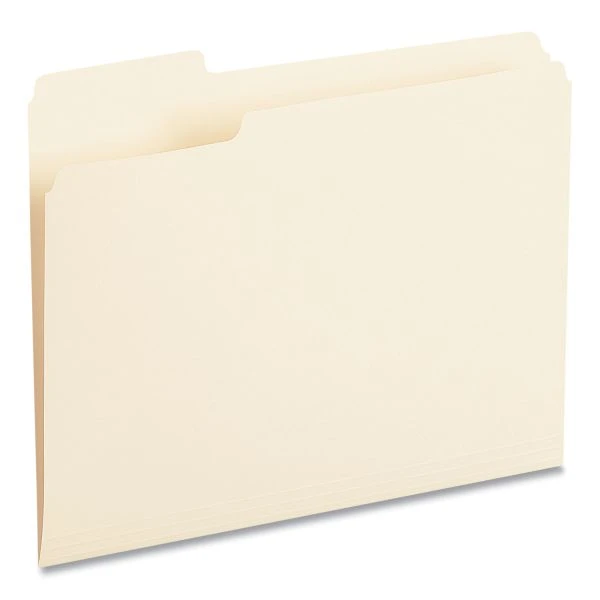 Universal Top Tab Manila File Folders, 1/3-Cut Tabs, Left Position, Letter Size, 11 Pt. Manila, 100/Box 4 Universal Top Tab Manila File Folders, 1/3-Cut Tabs, Left Position, Letter Size, 11 Pt. Manila, 100/Box - Image 2
