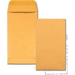 Quality Park Kraft Coin & Small Parts Envelope, #5 1/2, Square Flap, Gummed Closure, 3.13 X 5.5, Goldenrod, 500/Box 10 Quality Park Kraft Coin & Small Parts Envelope, #5 1/2, Square Flap, Gummed Closure, 3.13 X 5.5, Goldenrod, 500/Box -Office Supplies Shop 9282be0f0b12394b1a56e6e3c362b503f1