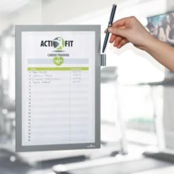 Durable DURAFRAME Note Sign Holder, 8.5 X 11, Silver Frame -Office Supplies Shop 93514515950cc980b2d72c60c34603d196