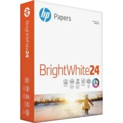 HP Bright White Inkjet Paper, 100 Brightness, 24lb, 8-1/2 X 11, 500 Sheets/Ream -Office Supplies Shop 943e62609ab747ad58ce99ad349500e5fd